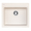 Мийка гранітна для кухні Platinum 5852 VESTA матова Біла в крапку Херсон
