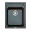 Мийка гранітна для кухні Platinum 4050 KORRADO матова Чорний металік Одеса