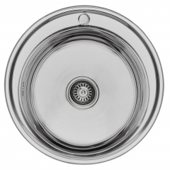 Кухонна мийка Lemax Нержавіюча сталь + сифон (LE-5014 CH) Ужгород