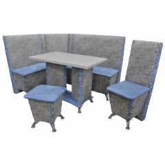 Кухонный уголок Ribeka Мустанг стол, стул и пуф (05A04) Черкассы