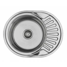 Кухонна мийка Lemax Нержавіюча сталь + сифон (LE-5002 CH)
