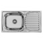 Кухонна мийка Lemax Нержавіюча сталь + сифон (LE-5004 CH) Одеса