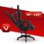 Комп'ютерне крісло Hell's Chair HC-1008 Red (тканина) Ровно