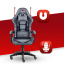 Комп'ютерне крісло Hell's Chair HC-1008 Grey (тканина) Ровно