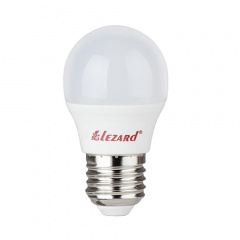 Лампа светодиодная LED GLOB A45 5W 4200K E27 220V Lezard (442-A45-2705) Каменка-Днепровская