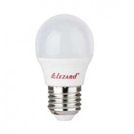 Лампа светодиодная LED GLOB A45 5W 4200K E27 220V Lezard (442-A45-2705)