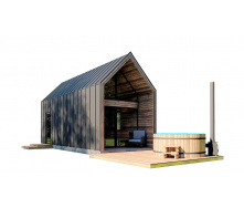 Барнхаус з лазнею 7,8х3,2м Sauna Barn House 04 від виробника ThermoWood Production