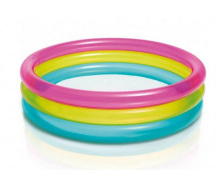 Детский надувной бассейн круглый Intex 57104 86 см Разноцветный