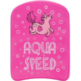 Доска для плавания Aqua Speed KIDDIE Kickboard Unicorn 6896 (186-unicorn) 31 x 23 x 2.4 см Розовый