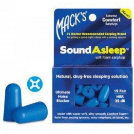 Беруши MACK`S Sound Asleep мягкие 12 пар
