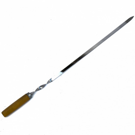 Шампур с деревянной ручкой Троян 450*10 мм