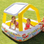 Детский надувной бассейн Intex 57470-1 Аквариум со съемным навесом желтый 157 х 157 х 122 см с шариками 10 шт Житомир