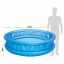 Детский надувной бассейн Intex 58431-1 Летающая тарелка 188 х 46 см с шариками 10шт Ровно