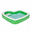 Семейный надувной бассейн с сиденьем Bestway 54336 282 л Зеленый Житомир