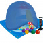Детский надувной бассейн Intex «Грибочек», 102 х 89 см, с шариками 10 шт, тентом, подстилкой, насосом (hub_nb7prs) Хмельник