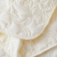 Покрывало на кровать с цветочной вышивкой стеганое 240х260, молочный Ивано-Франковск