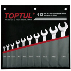 Набор рожковых ключей 6-32 мм TOPTUL 10 шт. GPCJ1001 Тернопіль