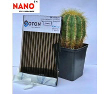 Полікарбонат стільниковий SOTON NANO бронза 4мм 2,1 * 6м