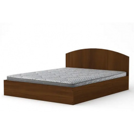 Двуспальная кровать-160 Компанит с изголовьем дсп орех