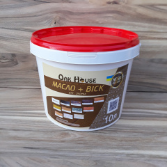 Масло льняное с воском Oak house для обработки деревяных изделий цвет Палисандр 10 л Кобижча