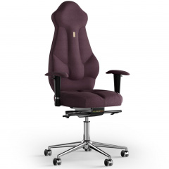 Кресло KULIK SYSTEM IMPERIAL Ткань с подголовником без строчки Фиолетовый (7-901-BS-MC-0509) Тернопіль