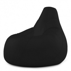 Кресло Мешок Груша Оксфорд 300 150х100 Студия Комфорта размер Большой черный Ясногородка