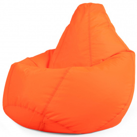 Кресло мешок груша Студия Комфорта Оксфорд 300 размер 4кидс Оранжевый