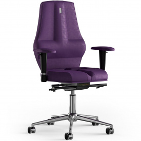 Кресло KULIK SYSTEM NANO Антара без подголовника без строчки Фиолетовый (16-909-BS-MC-0306)
