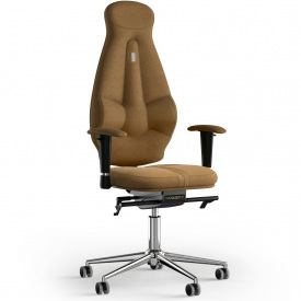 Кресло KULIK SYSTEM GALAXY Ткань с подголовником без строчки Бронзовый (11-901-BS-MC-0503)