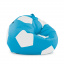 Кресло мешок Мяч Оксфорд 100см Студия Комфорта размер Стандарт Голубой + Белый Виноградов