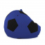 Кресло мешок Мяч Оксфорд 100см Студия Комфорта размер Стандарт Синий + Черный Киев