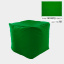 Бескаркасное кресло пуф Кубик Coolki 45x45 Светло-зеленый Оксфорд 600 Тернополь