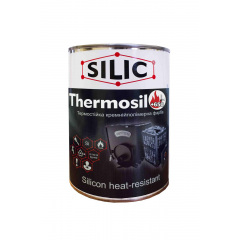 Термостойкая кремнийорганическая эмаль Силик Украина Thermosil-650 1кг Черный (TS650ch) Запоріжжя