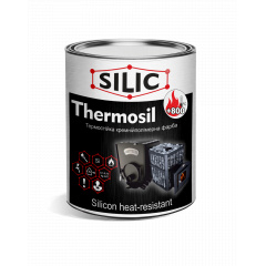 Краска термостойкая Силик для печей и каминов Thermosil-800 серебро 0,7кг (TS80007s) Надворная