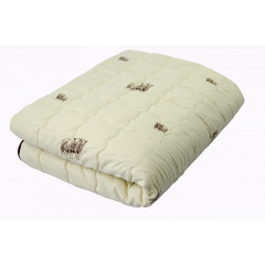 Облегченное шерстяное одеяло Vi'Lur 172x205 Двуспальный Микрофибра Кремовый Кобижча