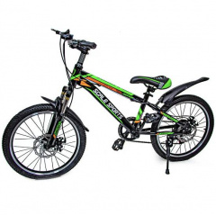 Велосипед подростковый двухколёсный 20" Scale Sports T20 зелёный Хуст