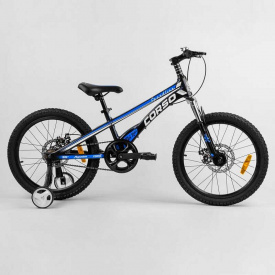 Велосипед подростковый двухколёсный 20" Corso Speedline черно-синий MG-64713