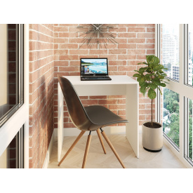 Компактный стол для ноутбука Moreli Liam Ш800/В760/Г500 мм Белый