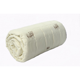 Облегченное шерстяное одеяло Vi'Lur 140x205 Полуторный Микрофибра Кремовый