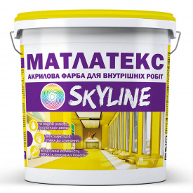 Краска для интерьера акриловая водно-дисперсионная Матлатекс SkyLine 4200 г Белый