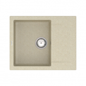 Кухонная Мойка Vankor Orman Omp 02.61 Beige + Сифон Vankor