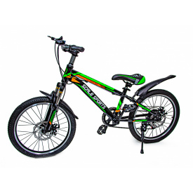Детский велосипед 20 "Scale Sports". Green (дисковые тормоза, амортизатор) 1332396243