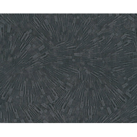 Виниловые обои на флизелиновой основе A.S. Creation Titanium 38203-5 Черный-Серый