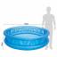 Детский надувной бассейн Intex 58431-1 Летающая тарелка 188 х 46 см с шариками 10шт Новониколаевка