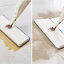 Швабра с распылителем моющего средства Clean Mop Spray длинная ручка с разбрызгивателем воды Белая Чернігів