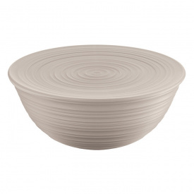 Миска с крышкой Guzzini Tierra 175001158 350 мл серая