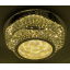 Люстра потолочная хрустальная LED с пультом 25661 Хром 18х50х50 см. Рівне