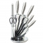 Набір ножів з нержавіючої сталі на підставці 8 пр. Rainstahl RS/KN-8008-08 Слов'янськ