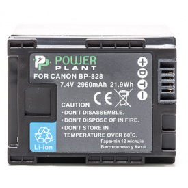 Акумулятор PowerPlant Canon BP-828 Chip 2960mAh