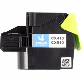 Картридж PowerPlant Lexmark CX410de CY (CX410/CX510) (з чипом)